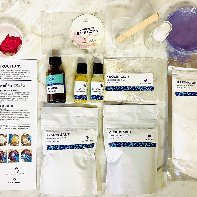AtHome DIY Bath Bomb Kit Virgin Experience Gifts