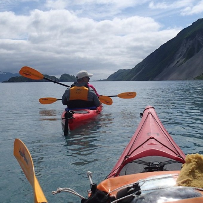 People Kayaking
