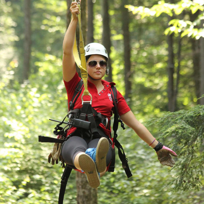 Mountain Top Zipline Adventure in Deerfield River Valley MA
