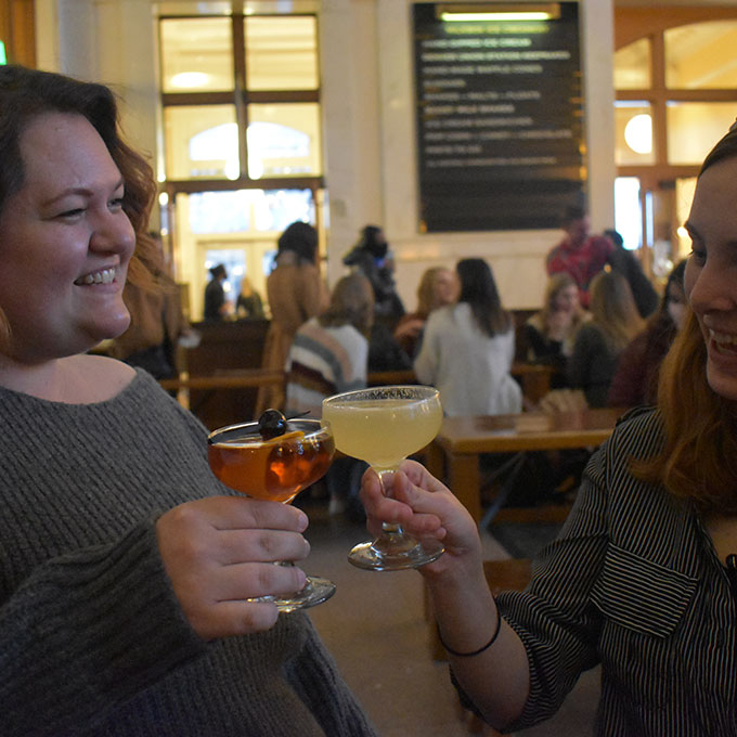 Friends on Cocktail Tour
