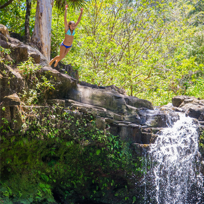 Cliff Jumping on Maui
