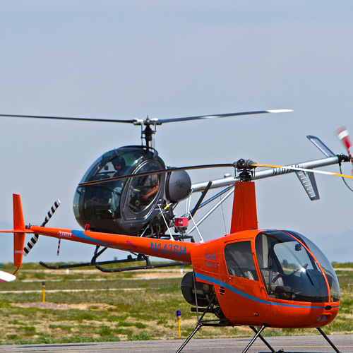Fly a Schweizer or Robinson Helicopter