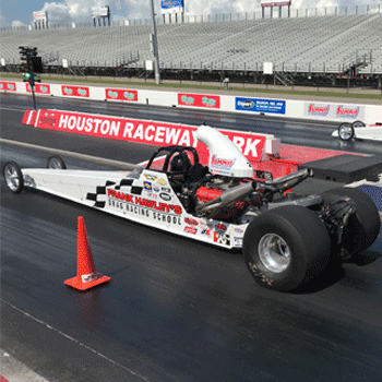 Drive a Dragster near Houston