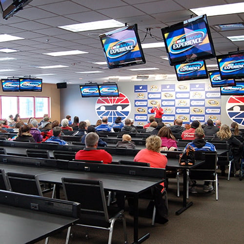 NASCAR experience classroom