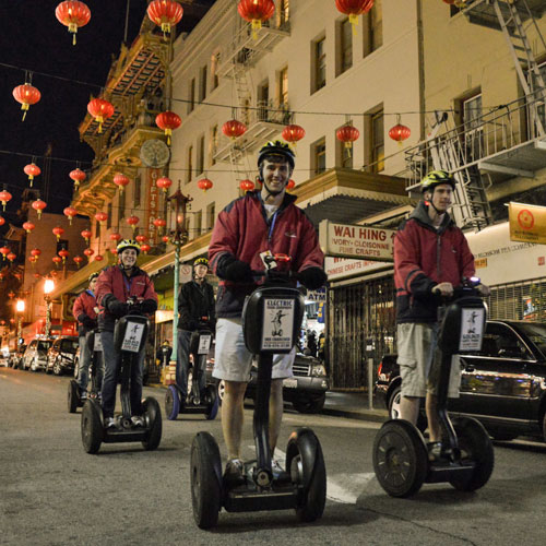 Segway Tour of Chinatown at Night in San Francisco