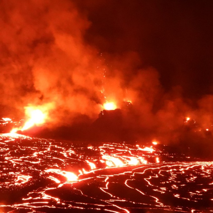Molten Lava Volcano 