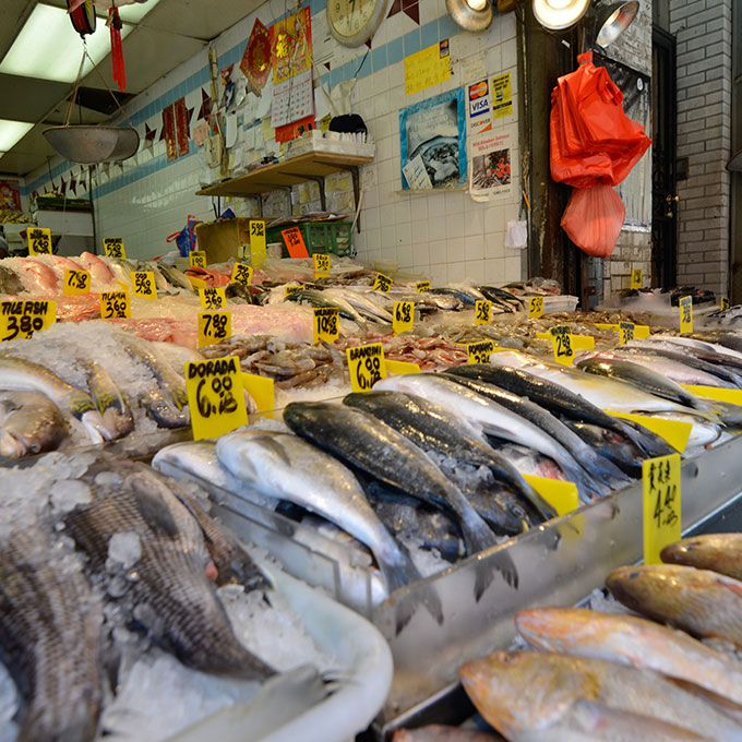Fish Market in NY