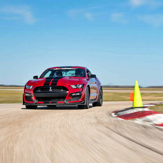 Race a Ford Mustang Shelby GT500 near Denver