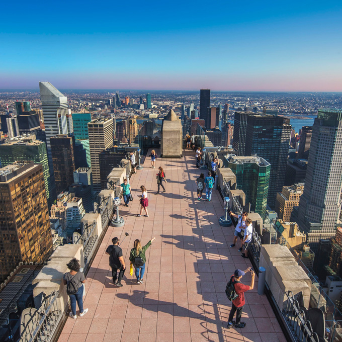 Visit Top of the Rock in New York City
