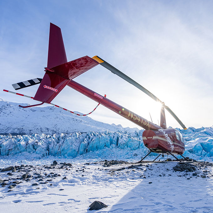 Helicopter Ice Climbing Tour
