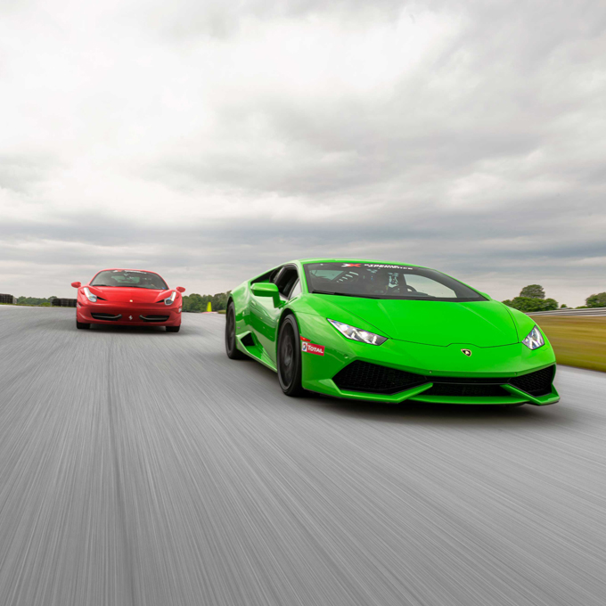 Drive a Lamborghini during Exotic Car Experience