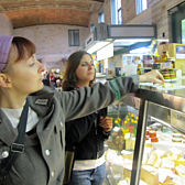 food Tasting in West Side Market Cleveland