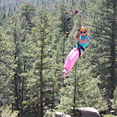 Ziplining in Idaho Springs