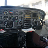 Cockpit Cessna 182 Aircraft 