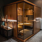 Sauna at Beer Spa Denver
