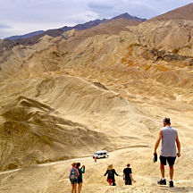 Hiking in Death Valley