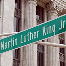 Martin Luther King Jr. Street Sign