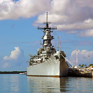 USS Missouri in Pearl Harbor