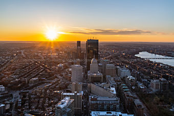 Sunset Helicopter Tour Boston