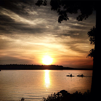 Paddle Down the Potomac at Sunset 