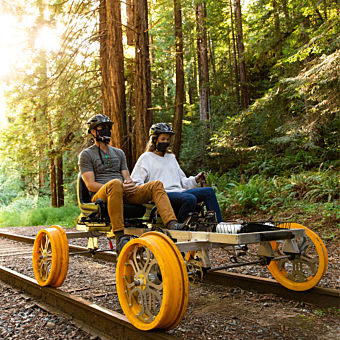 See California from Unique Railbikes