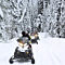 Group Driving on Snowmobiles 