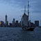 Sailing Manhattan at Twighlight