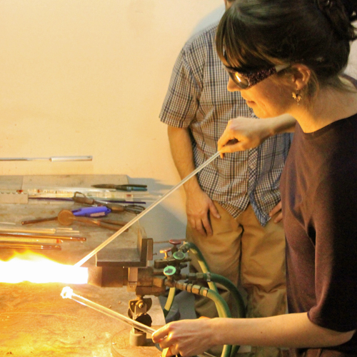 Private Class in Glass Blowing 