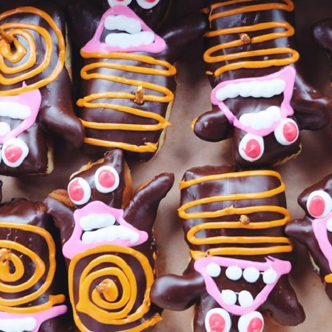 Donuts Shaped as Voodoo Dolls