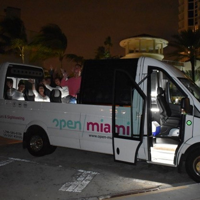Tour Miami at Night Bus