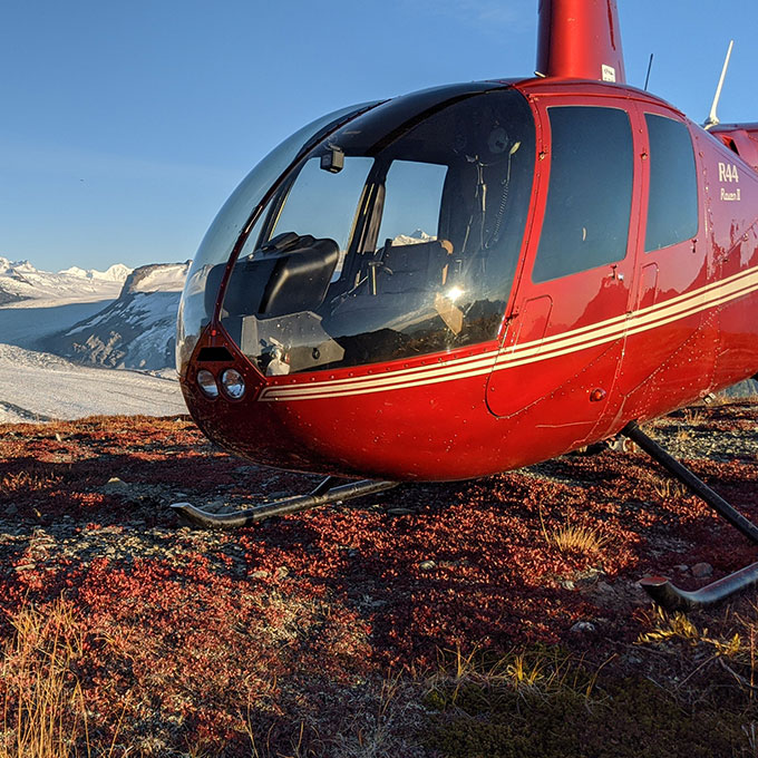 R44 Helicopter Tour in Alaska