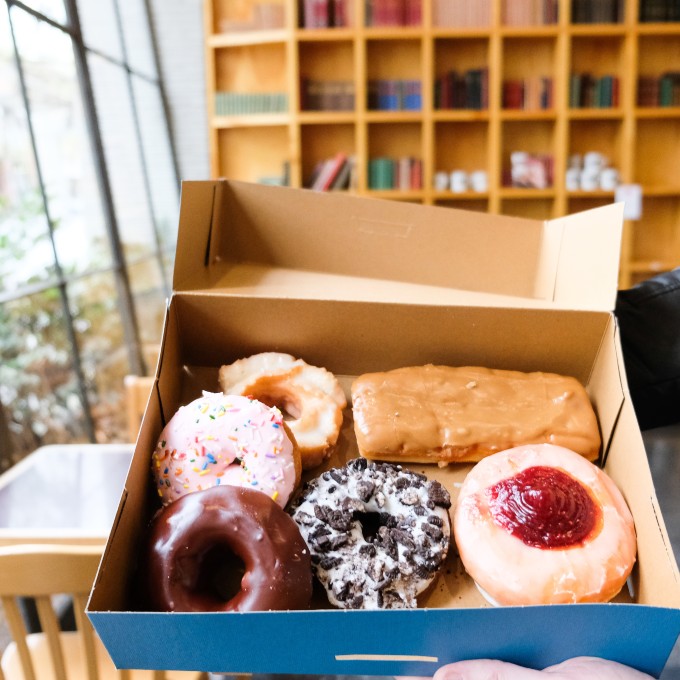 Half Dozen Donuts in Box