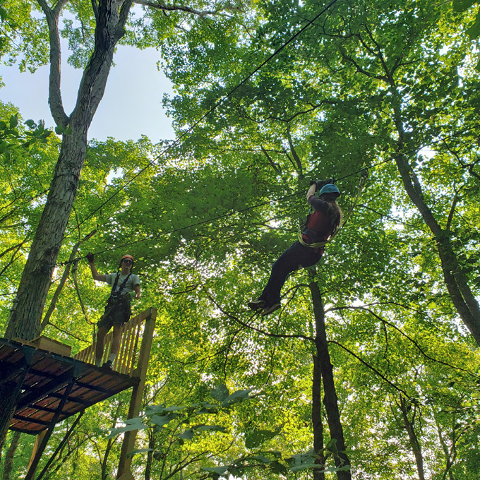 Long Zipline and Canopy Tour Near Louisville, KY Virgin Experience Gifts