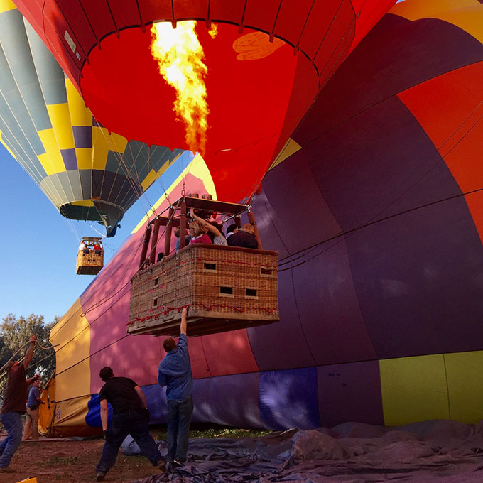 Group Temecula Hot Air Balloon Ride