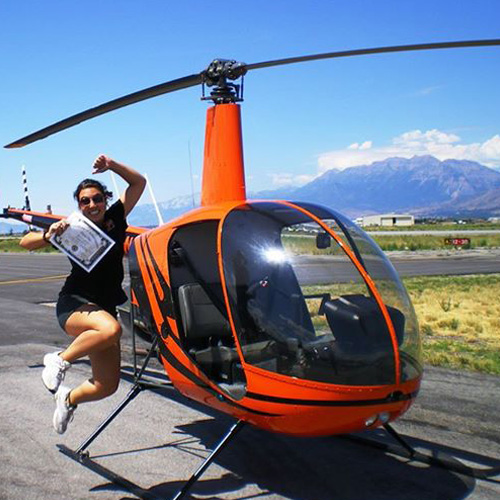 Helicopter Flight in Utah