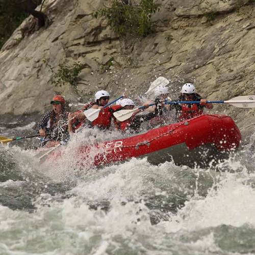 Rafting the Wenatchee River