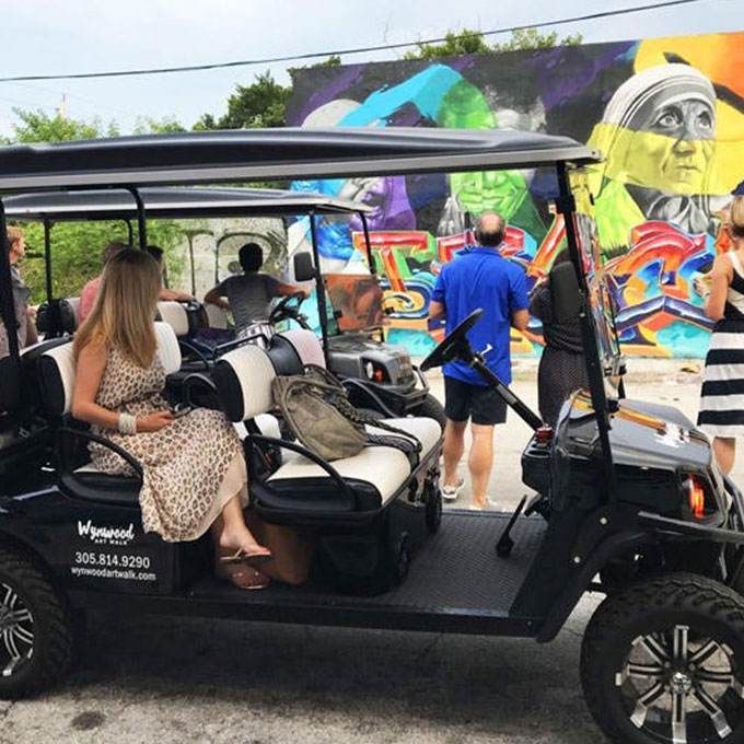 golf cart tour wynwood